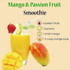 Mango Passion Fruit Smoothie In 2020 Passion Fruit Smoothie Smoothie Diet Plans Smoothie Diet