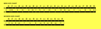 Shimano Cycling Shoes Sizing Chart Bicycle Store