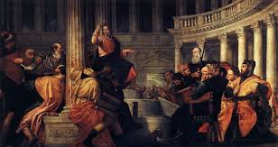 Jesus unter den Schriftgelehrten von Paolo Veronese (1528-1588, Italy) |  Gemälde Reproduktionen Paolo Veronese |