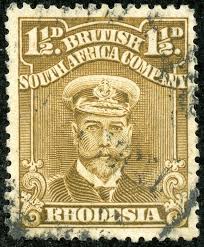 Black And White Coat Of Arms Of South Africa Rhodesia British South Africa Company Postage Stamp Collecting Stamp Collecting Postage Stamps