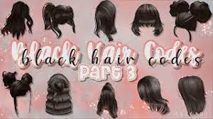 Black hair codes extensions roblox. Aesthetic Black Hair Codes Part 3 Roblox Bloxburg Youtube