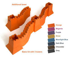 Great Wall Of China Architecture Paper Model Kit School Etsy In 2020 Great Wall Of China Paper Models China