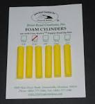 Foam cylinder fly tying