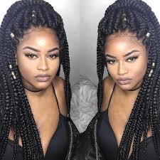 Black Box Braids Hairstyles Big Crochet Box Braids Box Braids Hairstyles For Black Women Box Braids Hairstyles Braided Hairstyles