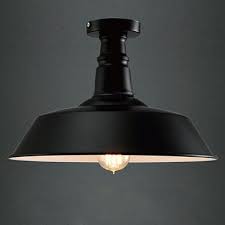 14'' wide semi flush ceiling light in