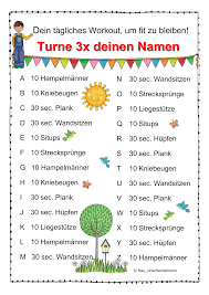 Mit nur wenigen minuten am tag können sie muskeln aufbauen und zuhause fit bleiben, ohne ins fitnessstudio zu müssen. Pin Auf Sport Grundschule Unterrichtsmaterialien
