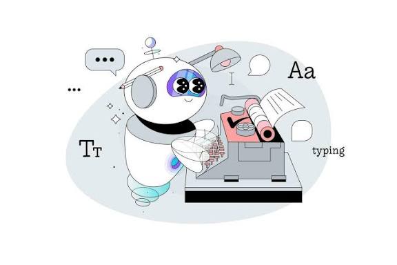 AI Content Writing Illustration”