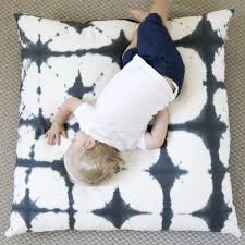 Toddler Floor Pillow Kids Pouf Floor Pouf Playroom Cushion Shibori Floor Cushion Nursery Pillow Seating Area Meditat Kids Pouf Nursery Pillows Floor Pouf