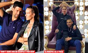 The couple got married at necker island in 1989 at the suggestion of. Novak Djokovic Pours More Fuel On Feud With Nick Kyrgios Daily Mail Online