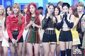 180714 Blackpink At Music Core Winning Celebration Blackpink Kpop Girls Kpop Outfits