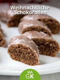 Weihnachtliche Schokorollen Rezept Rezept Platzchen Backen Rezepte Rezepte Backen Weihnachten Kekse Backen Rezept