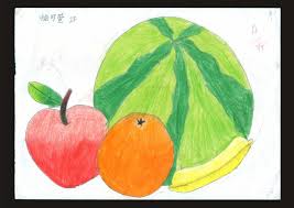 Mewarnai gambar buah buahan cara menggambar buku mewarnai. Lukisan Buah Buahan Tempatan Di Atas Meja Cikimm Com