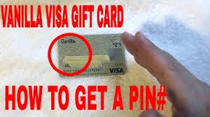 Either way, you'll need to activate it before you can use it, just as you do with other visa credit and debit cards. How To Get A Pin For Your Vanilla Visa Gift Card Youtube