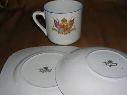 Alma Ware Trio (Cup, Saucer + Plate) King George V Silver Jubilee 1910-1935 