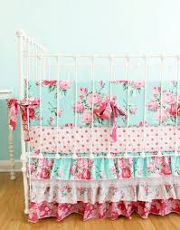 Beautiful shabby chic farmhouse style nurseries with gorgeous crib sets and nursery decor for precious little girls. Baby Girl Crib Bedding Custom Nursery Bedding For Girls Lottiedababy Crib Bedding Girl Baby Girl Crib Bedding Shabby Chic Nursery Bedding