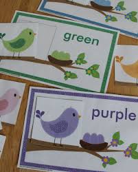 Match The Birds With Their Nests Spring Birds Color Match Activity For Toddler Busy Bags Preschool Or Pre K Spring Theme Preschool Preschool Activities Preschool Colors