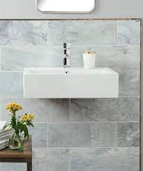 Topps tiles marble effect floor tiles. Serac Honed Tile 15cm X 45cm Topps Tiles Stone Tiles Marble Tile Bathroom