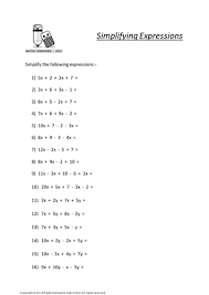 Printable pdf year 8 maths worksheets. Algebra Worksheets Teaching Resources