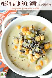 Vegan Wild Rice Soup In The Instant Pot Recipe Vegan Instant Pot Recipes Wild Rice Soup Recipes