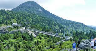 This is the official page for grandfather mountain state park. Grandfather Mountain Mile High Swinging Bridge