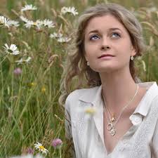 Sheila Fleet Silver Daisy Drop Earrings