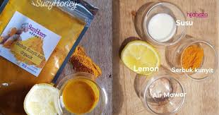 Gaulkan semua bahan sehingga sebati. Skrub Bibir Diy Guna Kunyit Lemon Susu Air Mawar Tiada Lagi Masalah Bibir Kering Gelap Hijabista