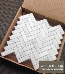 Herringbone Made From Carrara Marble Not Your Standard 1x2 Herringbone Either This Is A 1x3 Format The Slightly Lo Design Kitchen Inspirations Remodel