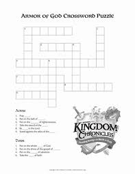 Armor Crossword Armor Of God Lesson Bible Lessons For Kids Vacation Bible School Craft