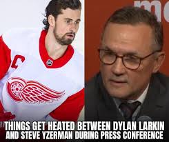 And a phone call from Steve Yzerman at the trade deadline.