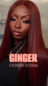 Ginger Dark Eyebrows