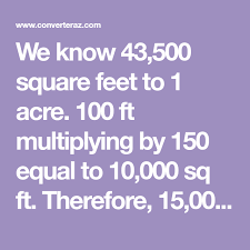 Square feet (sq ft) to acre (ac) conversion table. Area Converter Sq Ft To Acres