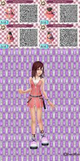 Kairi Kingdom Hearts 2 Dress Design Acnlqr Animal Crossing Animal Crossing Game Animal Crossing Qr