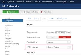 Eine weisse, leere seite, keine fehlermeldung etc. Joomla Auf Https Ssl Umstellen Ionos Hilfe