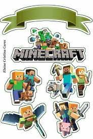 Molocraft Cake Topo Print Tags Templates Mimo Kids Free Pattern And Tutorials Minecraft Minecraft Cake Minecraft Printables Minecraft Cake Toppers