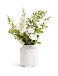 They say you can't teach an old dog new tricks and i have struggled over the years to associate the heat of an. Delphinium Rose In Urn Marks Spencer London Artificial Flowers Faux Flower Arrangements Flowers