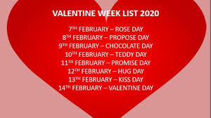 The ancient roman festival of lupercalia has been one of the earliest records of the term valentine's day. Valentine S Day 2020 Date Sheet Celebrate Rose Day Kiss Day Propose Day With Your Loved One On These Dates Relationships News India Tv