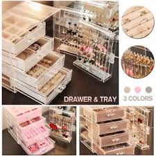 6 drawers makeup holder jewellery case