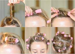 Howto Curl Short Hair Using Cheap Foam Rollers Foam Rollers Hair How To Curl Short Hair Curlers For Short Hair