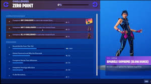 Every victory royale gets you some hype points! Fortnite Complete Zero Point Challenges Level Mission Explained In Detail Unlock Skins Youtube