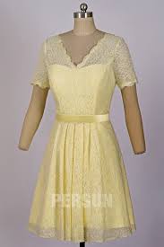 Alibaba.com offers 1,738 robe de mariage products. Robe Jaune Courte Pour Mariage En Dentelle A Manche Courte Robespourmariage Fr