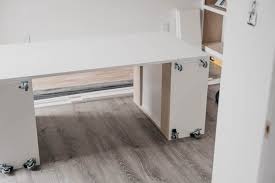If you don't have access to an ikea, you'll even find some alternative parts listed in this tutorial. Diy Craft Table With Storage Lemon Thistle