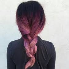 Ombre Black And Colored Hair 30 Balayage And Ombre On Black Hair Hair Styles Dyed Hair Ombre Hair