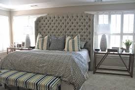 All are 100% functional and the damage will never be severe. King Size Master Bed With Diamond Tufted Leather Headboard In Gray Color Concept Placed In Fron High Headboard Beds Bed Frame And Headboard Headboards For Beds