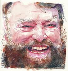 Brian Blessed (watercolour) Art Print