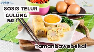 Resep roti gulung sosis keju. Resep Bekal Resep Sosis Telur Gulung Part 1 Enak Banget
