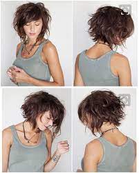 Short Messy Bob Haircuts Messy Bob Hairstyles Thick Hair Styles Hair Inspiration