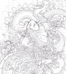 Or else, do online coloring directly from your tab, ipad or on our web feature for this chinese new year koi fish coloring pages. Koi Coloring Pages Coloring Home