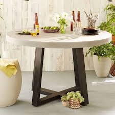 Slab Outdoor Round Dining Table Round Dining Table Concrete Outdoor Dining Table West Elm Dining Table