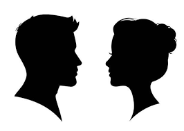 1 117 600 Women Illustrations Royalty Free Vector Graphics Clip Art Istock Man And Woman Silhouette Silhouette Face Silhouette