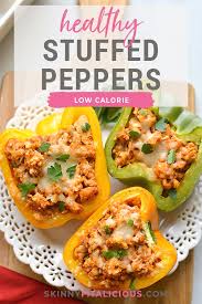I work around that by using walnuts and a combo of ground pork and beef for a soft, creamy texture. Italian Chicken Stuffed Peppers Gf Low Cal Skinny Fitalicious